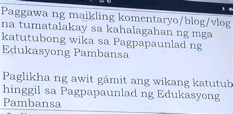 Maikling Komentaryo sa Kahalagahan ng mga Katutubong Wika .